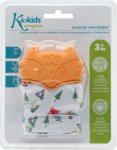 Kiokids Алефу Жувална Ръкавица за Зъбене от Силикон за 3 м+