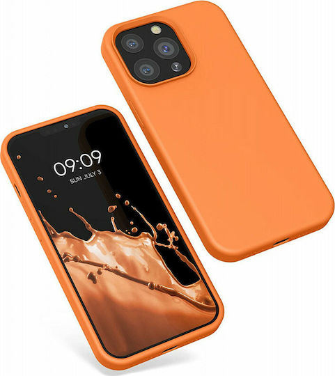 KWmobile Rubberized Back Cover Silicone Cosmic Orange (iPhone 13 Pro) 55880.150