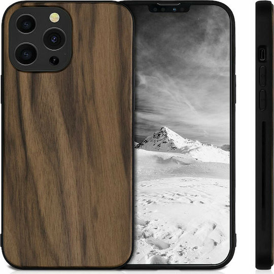 KWmobile Back Cover Ξύλινο Dark Brown (iPhone 13 Pro Max)
