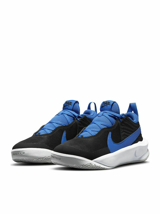 Hustle Team Hustle 10 Kids Sports Shoes Basketball with Laces Blue