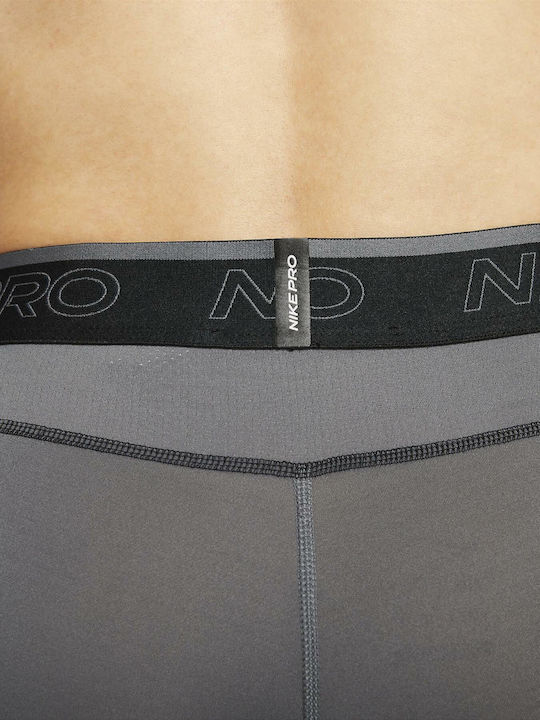 Nike Pro Dri-Fit Men's Sports Short Leggings Gray