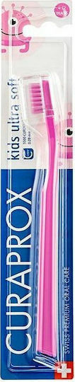 Curaprox Ultra Soft Детска Четка за Зъби за 4+ Години Розова