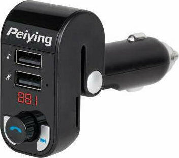Peiying FM предавател за кола DM-0466 с Bluetooth / MicroSD / USB