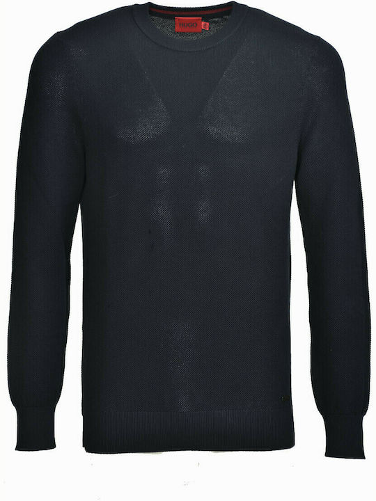 Hugo Boss Herren Langarm-Pullover Marineblau