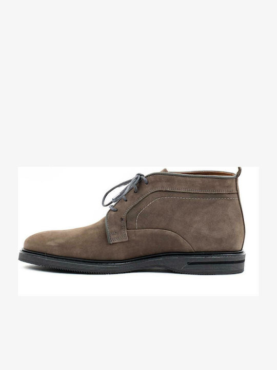 Suede Καφέ Ανδρικά Μποτάκια