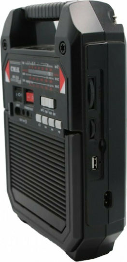 CMiK MK-216 Solar cu Bluetooth și USB Negru