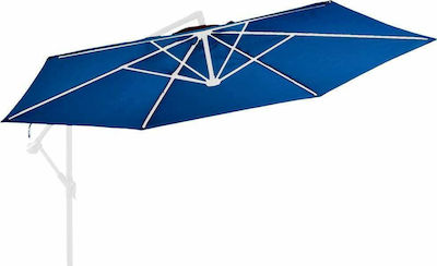 vidaXL Replacement Fabric Cantilever Umbrella Azurb 350cm