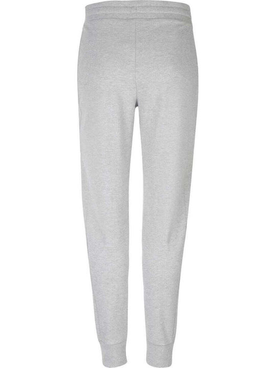 Classic Ψηλόμεσο Παντελόνι Φόρμας με Λάστιχο Grey Marl