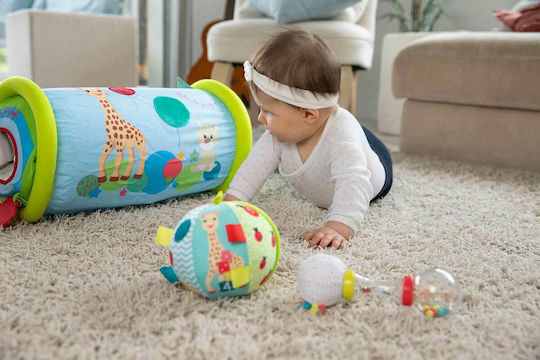 Sophie La Girafe Roll & Crawling Toys Sensory Awakening Gift Set made of Fabric with Sounds for 3++ Months