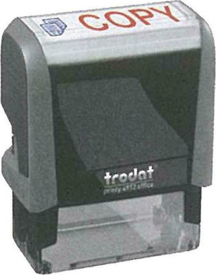 Trodat Printy 4911 Rectangular Self-Inking Paid Stamp in Greek Language