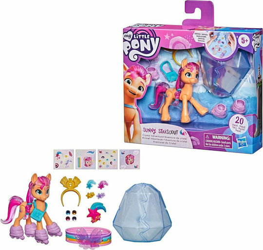 Hasbro O Nouă Generație Crystal Adventure Sunny Starscout My Little Pony Pentru 5+ Ani 18.7 cm (Diverse Modele)