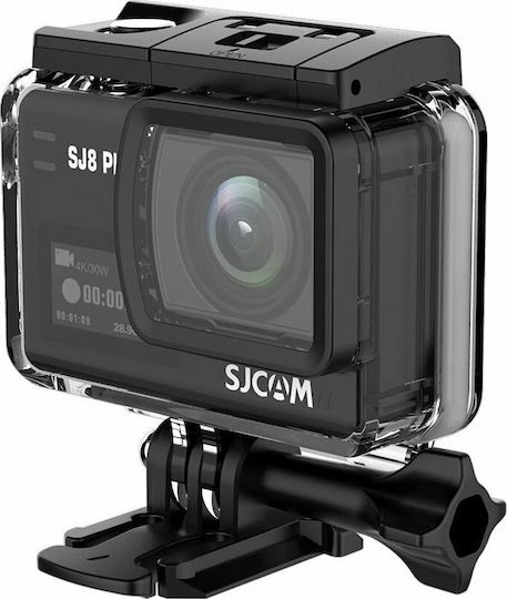 SJCAM SJ8 Plus 128GB Action Camera 4K Ultra HD Underwater (with Case) Standard with Touch Screen 2.33" and Wi-Fi Black