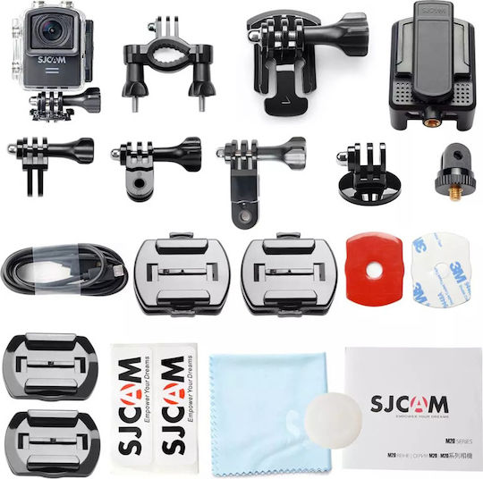 SJCAM M20 Air Action Camera Full HD (1080p) Υποβρύχια (με Θήκη) Standard με Οθόνη 1.5" και Wi-Fi Μαύρη