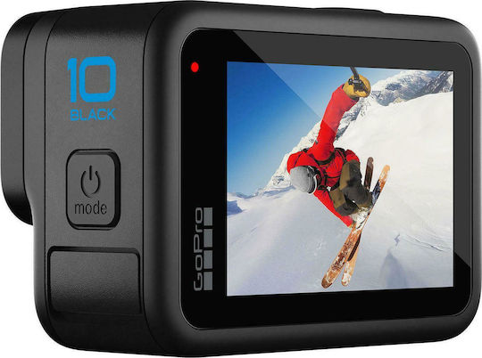 GoPro Hero10 Black Cameră de Acțiune 5K cu Ecran Tactil 2.27" și Wi-Fi Neagră