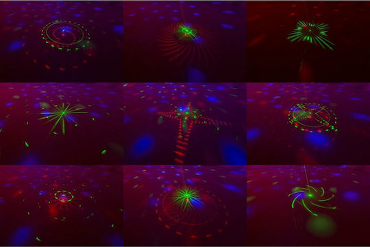 MAX Laser LED DJ10 Jelly Moon Κόκκινο / Πράσινο
