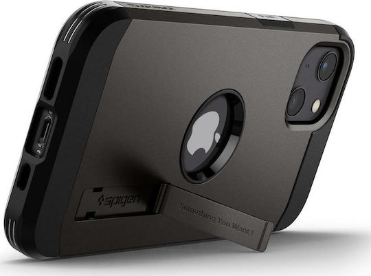 Spigen Tough Armor Back Cover Plastic / Silicone 2mm Gunmetal (iPhone 13)