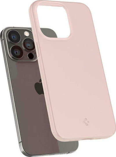Spigen Thin Fit Umschlag Rückseite Silikon Pink Sand (iPhone 13 Pro)