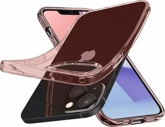 Spigen Crystal Flex Back Cover Σιλικόνης 2mm Ροζ (iPhone 13 mini)