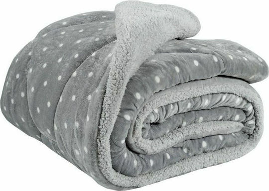 Das Home Duvet Cover with Hollowfiber Filling Queen 220x240cm 1151 Grey