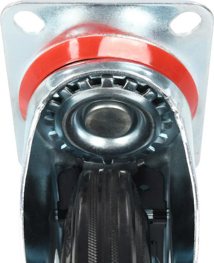 vidaXL 277991 Räder Drehend aus Gummi 8 Stück 75mm