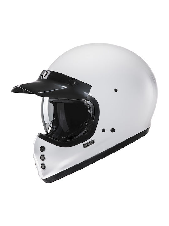 HJC V60 White Motorradhelm Volles Gesicht ECE 22.06 KR4269