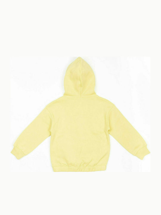 Zippy Kids Sweatshirt with Hood and Pocket Yellow