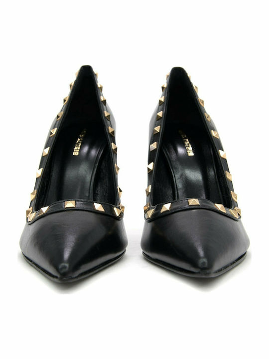 Makis Kotris Pointed Toe Black Heels Π