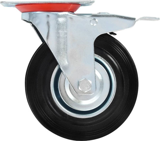vidaXL 278021 Rotating Wheels from Rubber 8 Pieces 125mm