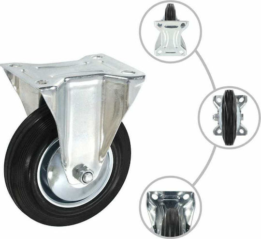 vidaXL 277981 Ρόδες από Καουτσούκ 8τμχ 160mm