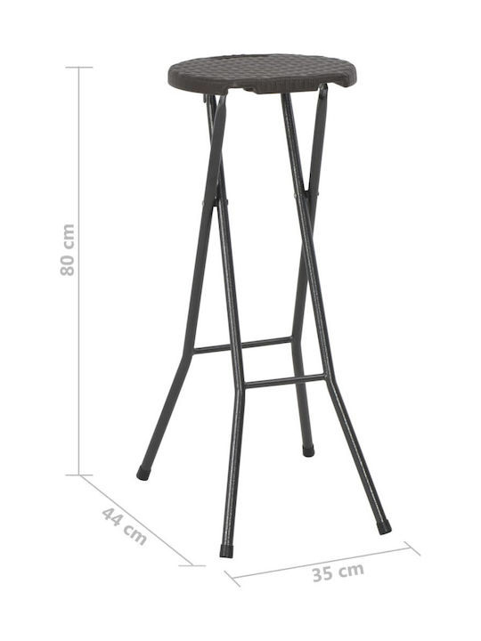 Stool for Bar Outdoor Coffee 35x44x80cm