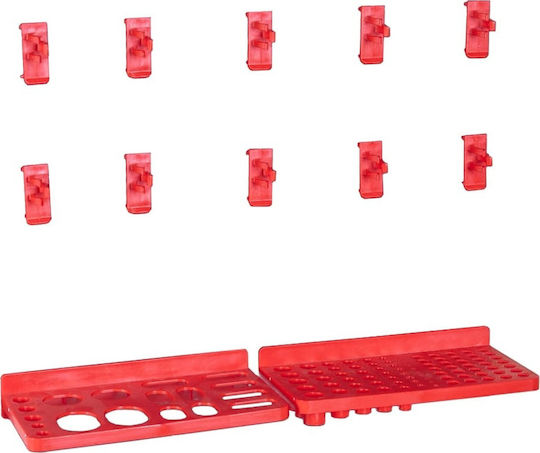 vidaXL Plastic Tool Bin Organiser W35xD38.2cm 71pcs