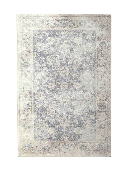 Ezzo 7383ACD Modern Bedroom Rug Set Venice Gray 3 Pieces