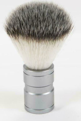 Boobam Shaving Brush & Shaving Bowl Shaving Set Silver with Synthetic Hair Bristles Silver