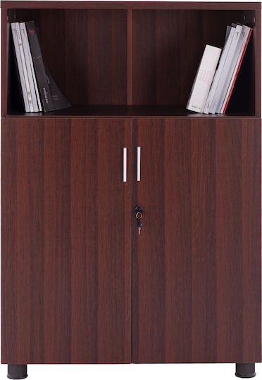 Büroaufbewahrungsschublade und -schrank Holzschatten Wenge 80x38x118,5cm