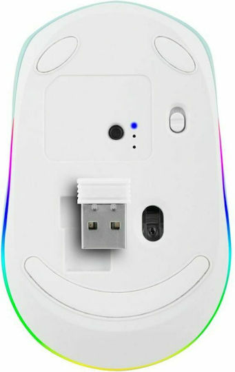 NGS Multimode Smog Ασύρματο Bluetooth Ποντίκι Λευκό