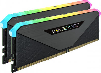 Corsair Vengeance RGB RT 16GB DDR4 RAM with 2 Modules (2x8GB) and 3600 Speed for Desktop