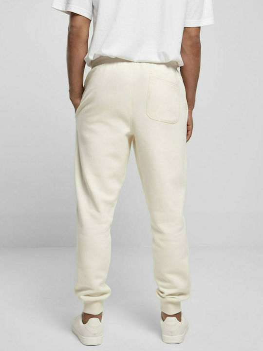 Urban Classics Men's Sweatpants with Rubber Whitesand