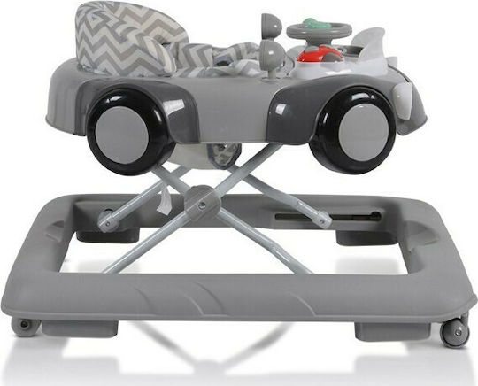 Cangaroo Shelby Baby Walker with Music for 6+ Months Gray 3800146244132