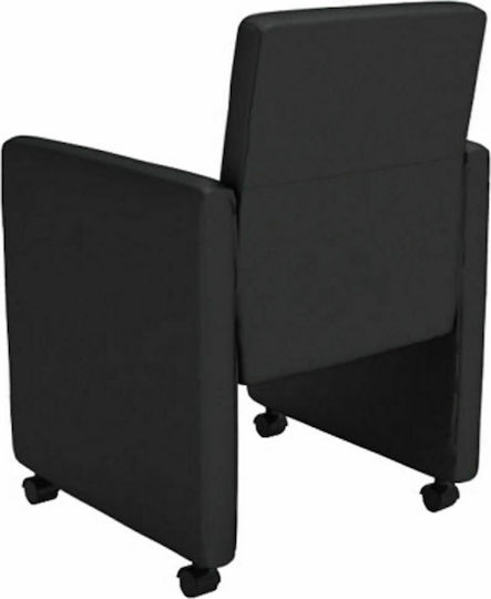 Stühle Speisesaal Schwarz 6Stück 58.5x65x88cm
