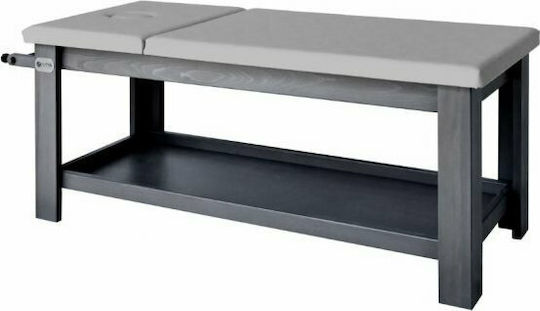 Alpha Pilates Physio Wooden Gray Massage and Physiotherapy Bed 195x75cm