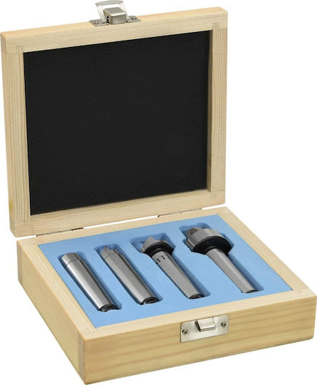 vidaXL Cutting Tool Set Tools for Wood with Bearing 4pcs