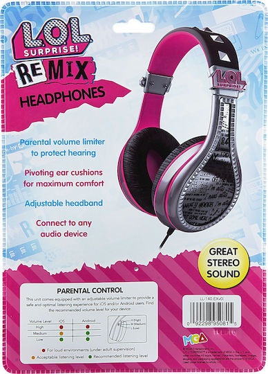 eKids LOL! Surprise Remix Kabelgebunden Kinder Am Ohr Kopfhörer Black / Pink