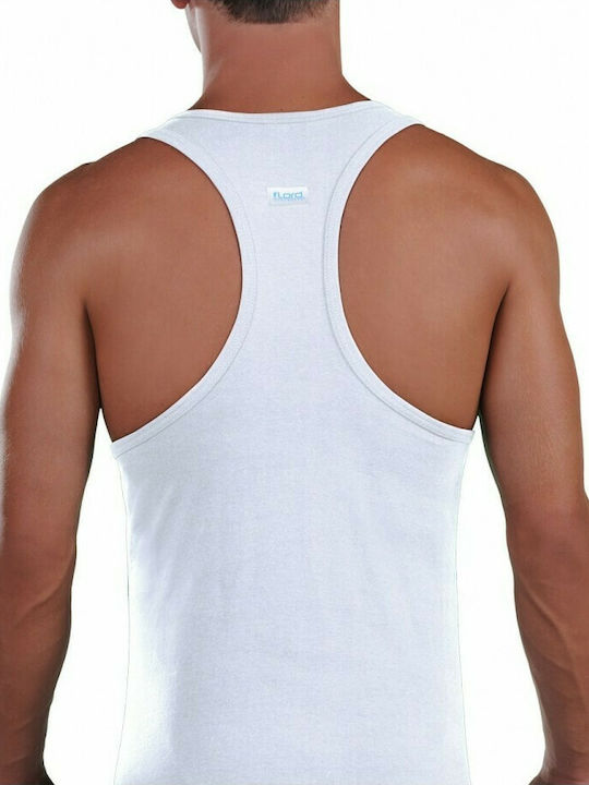 Lord 1112 Men's Sleeveless Undershirt White