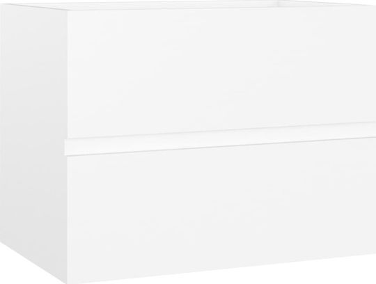 vidaXL Шкаф със Мивка Д60xШ38.5xВ45см Бял