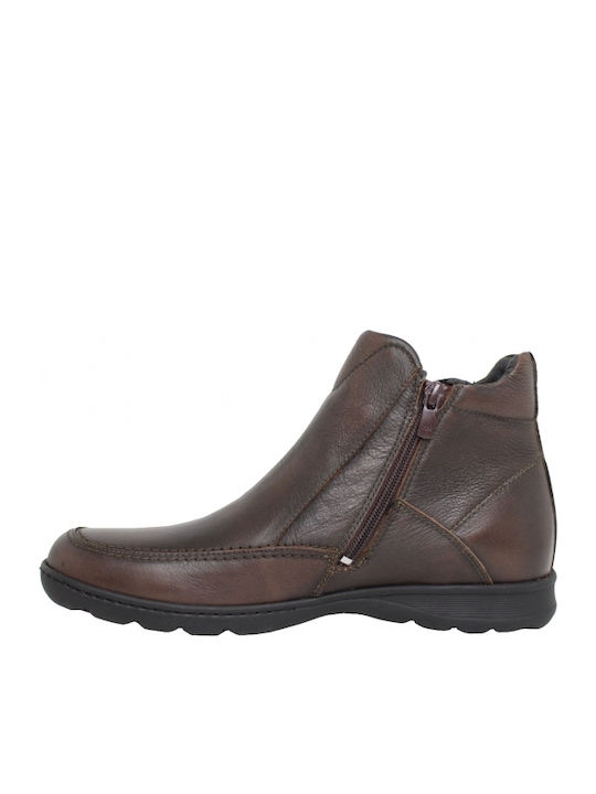 Leather Brown Men's Boots Anatomical