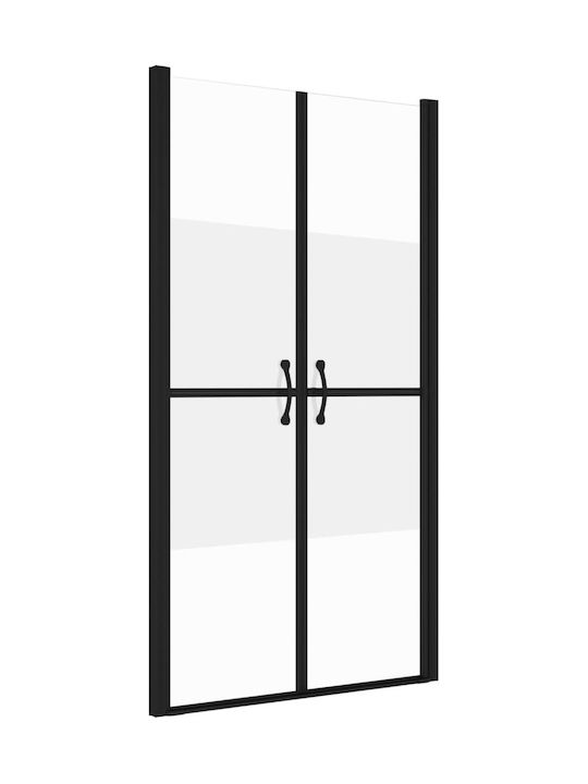 vidaXL Διαχωριστικό Ντουζιέρας με Ανοιγόμενη Πόρτα 98-101x190cm Fabric