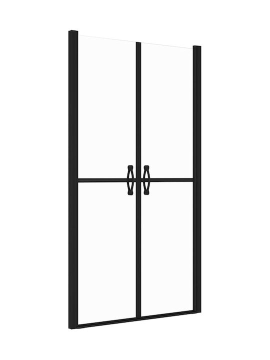 vidaXL Διαχωριστικό Ντουζιέρας με Ανοιγόμενη Πόρτα 83-86x190cm