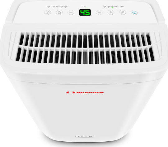 Inventor Comfort Αφυγραντήρας με Συμπιεστή και Ιονιστή 12lt