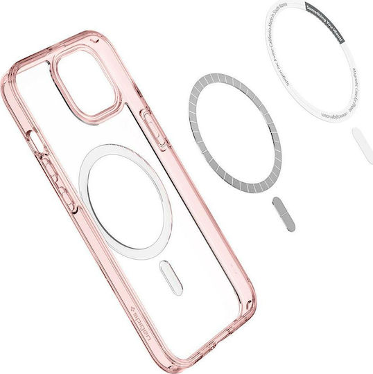 Spigen Ultra Hybrid MagSafe Compatible Back Cover Plastic 2mm Rose Crystal (iPhone 13 mini)