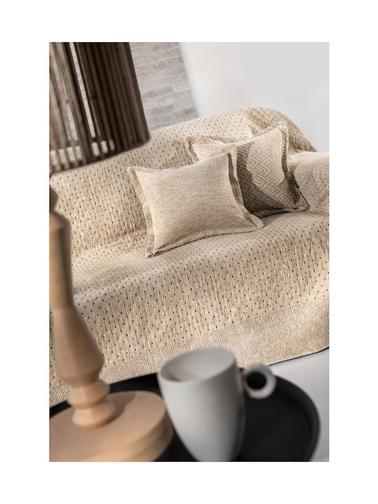 Guy Laroche Guy Laroche Decorative Pillow Case Pouat Sand 50x50cm